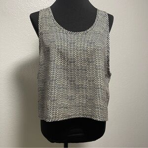 Audrey 3+1 patterned loosed fit tank top size LARGE
